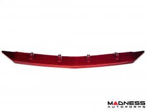  Alfa Romeo Stelvio Front Splitter - Carbon Fiber - Quadrifoglio - Red Candy
